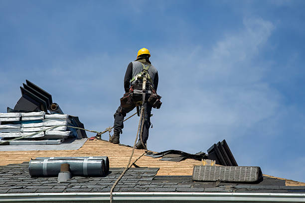 Professional Flat Roof Repair technician working in Spartanburg, SC